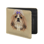Shih Tzu Portrait Print Bifold Wallet
