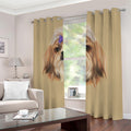 Shih Tzu Portrait Print Dimout Grommet Curtains