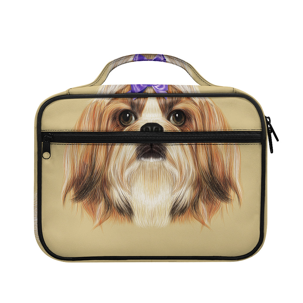 Shih Tzu Portrait Print Briefcase Bible Bag