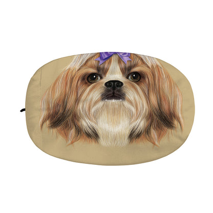 Shih Tzu Portrait Print Car Side Mirror Covers