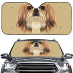 Shih Tzu Portrait Print Car Windshield Sun Shade