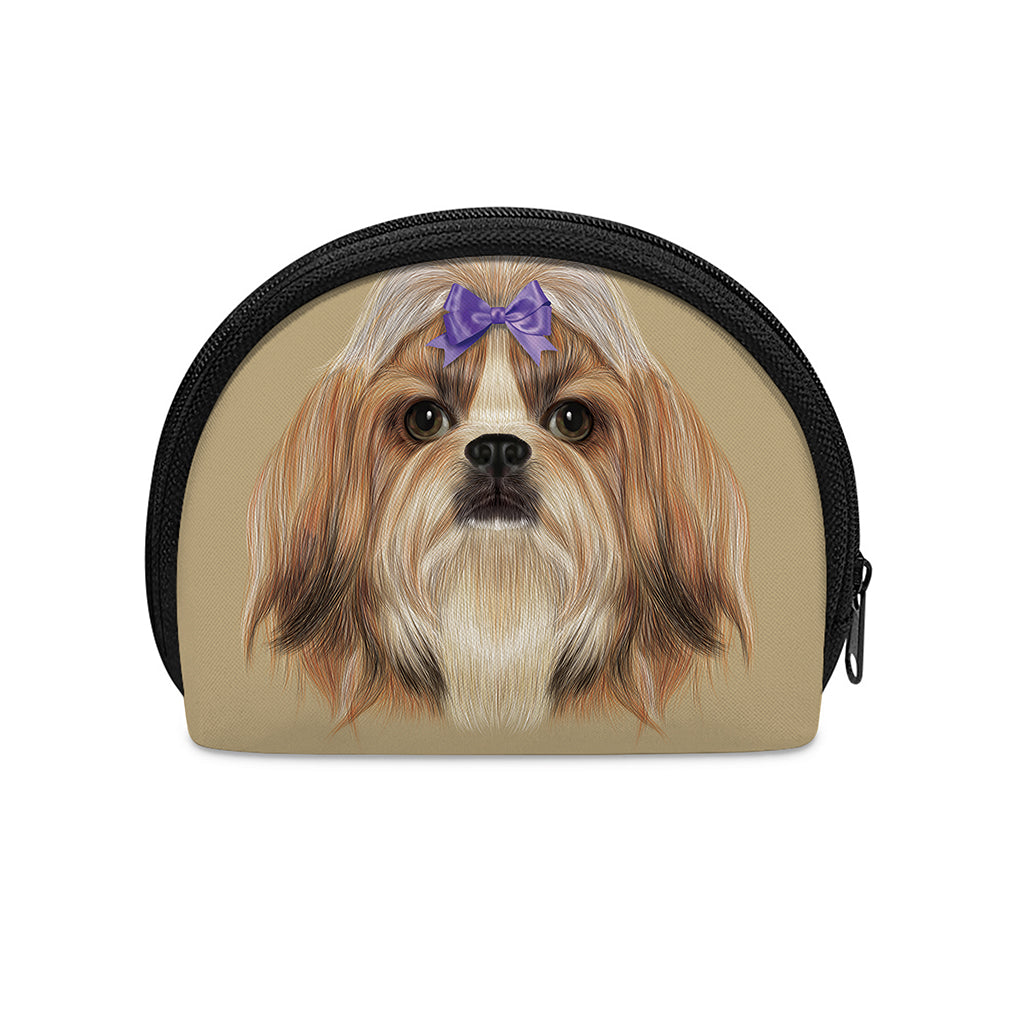Shih Tzu Portrait Print Coin Purse