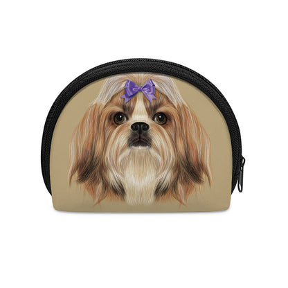 Shih Tzu Portrait Print Coin Purse