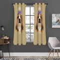 Shih Tzu Portrait Print Grommet Curtain Panels