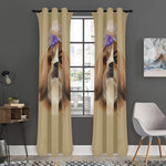 Shih Tzu Portrait Print Curtain