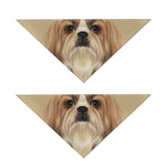 Shih Tzu Portrait Print Dog Bandana