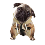 Shih Tzu Portrait Print Dog Zip Up Hoodie