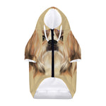 Shih Tzu Portrait Print Dog Zip Up Hoodie