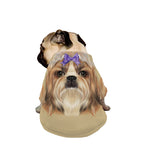 Shih Tzu Portrait Print Dog Zip Up Jacket