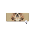 Shih Tzu Portrait Print Extended Mouse Pad