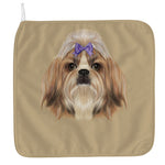 Shih Tzu Portrait Print Hand Towel