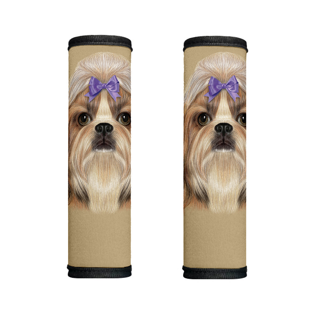 Shih Tzu Portrait Print Handle Covers