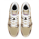Shih Tzu Portrait Print High Top Leather Sneakers