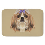 Shih Tzu Portrait Print Indoor Door Mat
