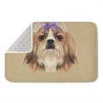 Shih Tzu Portrait Print Indoor Door Mat