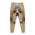Shih Tzu Portrait Print Jogger Pants
