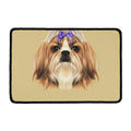 Shih Tzu Portrait Print Kitchen Mat