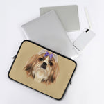 Shih Tzu Portrait Print Laptop Sleeve