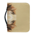 Shih Tzu Portrait Print Leather Bible Cover