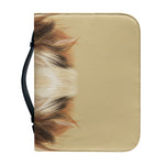 Shih Tzu Portrait Print Leather Bible Cover