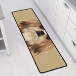 Shih Tzu Portrait Print Long Kitchen Mat