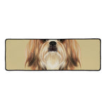 Shih Tzu Portrait Print Long Kitchen Mat