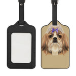 Shih Tzu Portrait Print Luggage Tag
