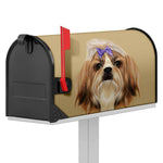 Shih Tzu Portrait Print Mailbox Cover