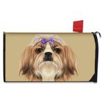 Shih Tzu Portrait Print Mailbox Cover