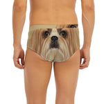 Shih Tzu Portrait Print Men's Briefs