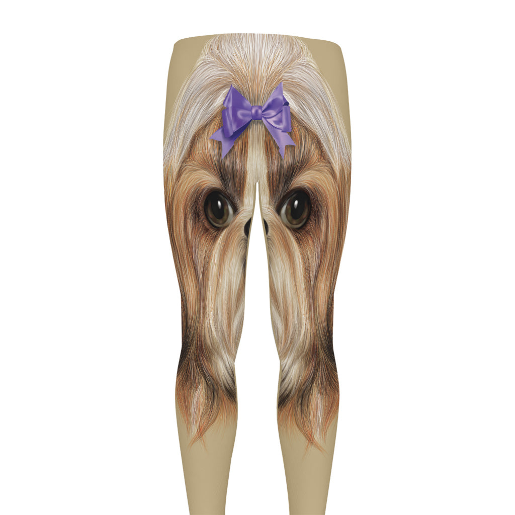 Shih Tzu Portrait Print Men's leggings