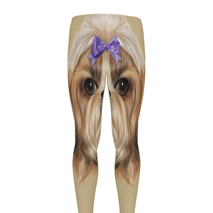Shih Tzu Portrait Print Men's leggings
