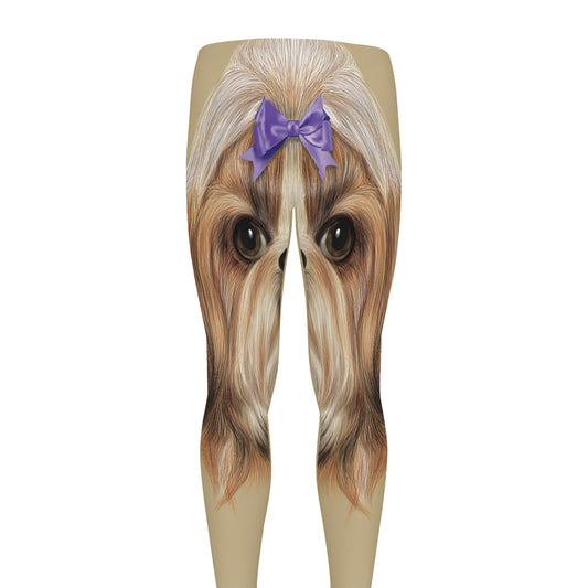 Shih Tzu Portrait Print Men's leggings