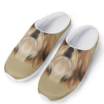 Shih Tzu Portrait Print Mesh Casual Shoes