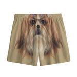 Shih Tzu Portrait Print Mesh Shorts