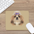 Shih Tzu Portrait Print Mouse Pad