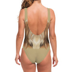 Shih Tzu Portrait Print One Piece Swimsuit