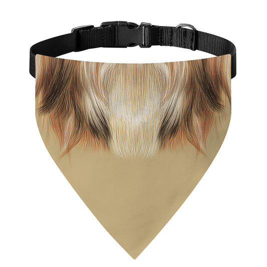 Shih Tzu Portrait Print Over The Collar Dog Bandana