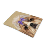 Shih Tzu Portrait Print Pet Cooling Mat Cover
