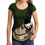 Shih Tzu Portrait Print Pet Sling Carrier
