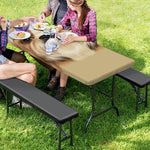 Shih Tzu Portrait Print Picnic Table Cover