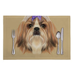 Shih Tzu Portrait Print Placemat