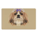 Shih Tzu Portrait Print Polyester Doormat