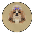 Shih Tzu Portrait Print Round Floor Mat