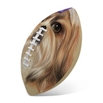 Shih Tzu Portrait Print Rugby Ball