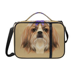 Shih Tzu Portrait Print Shoulder Strap Bible Bag