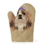 Shih Tzu Portrait Print Single Oven Mitt