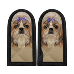 Shih Tzu Portrait Print Skillet Handle Cover