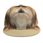 Shih Tzu Portrait Print Snapback Cap