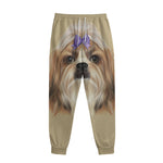 Shih Tzu Portrait Print Sweatpants
